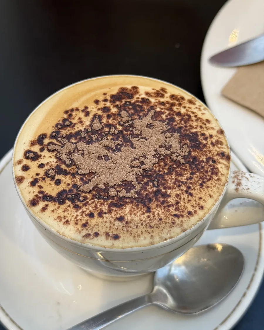 Cappuccino made with Vittoria coffee